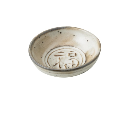 丸モ高木陶器 白月粉引福珍味 4A134-08 1個（ご注文単位1個）【直送品】