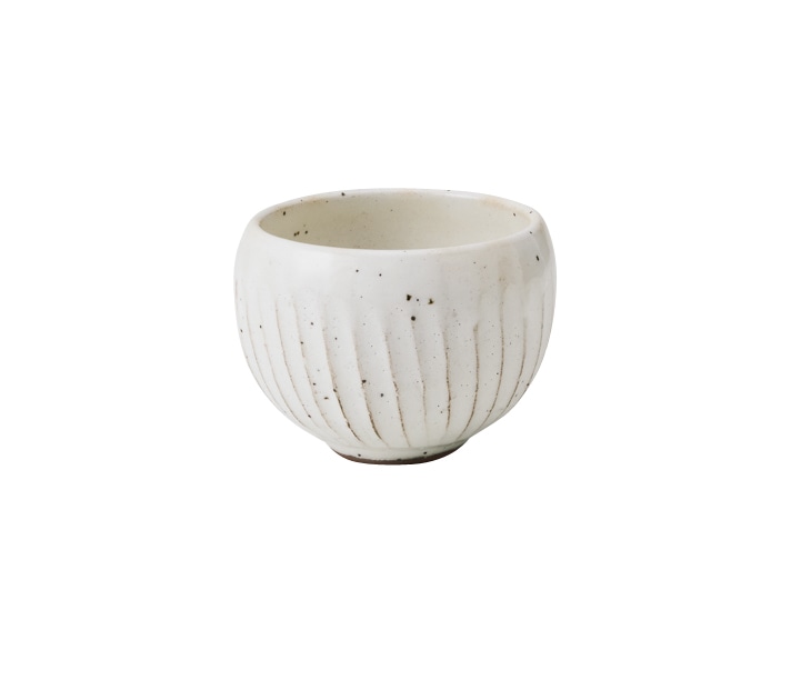 丸モ高木陶器 白月粉引大ぐい呑 4A134-17 1個(ご注文単位1個)【直送品】