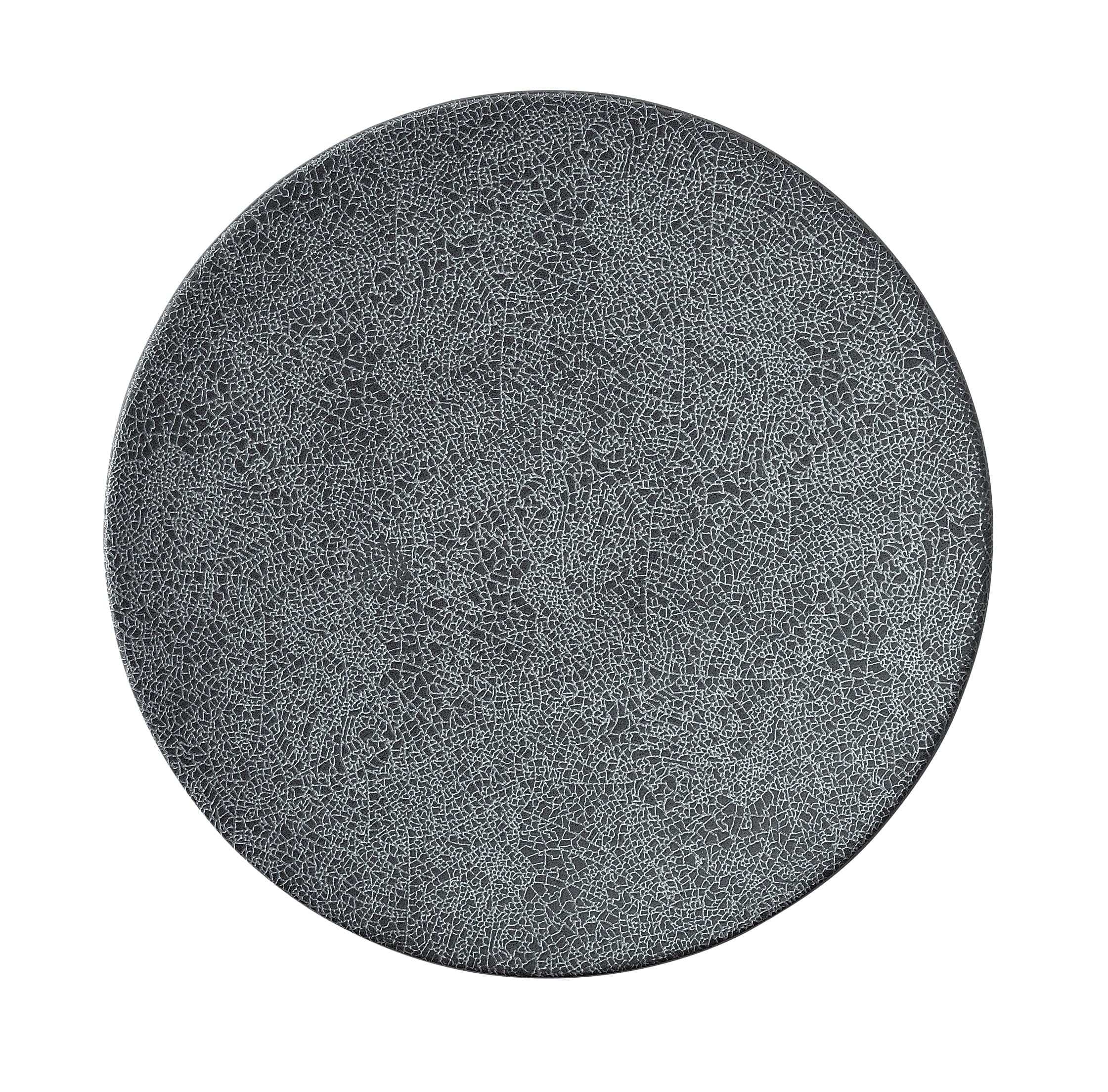 丸モ高木陶器 墨縅30cm丸皿 4A135-14 1個（ご注文単位1個）【直送品】