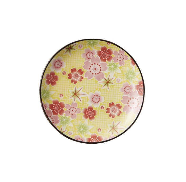 丸モ高木陶器 友禅?デミタスカップソーサー※ソーサーのみ 4A139-05 1個（ご注文単位1個）【直送品】