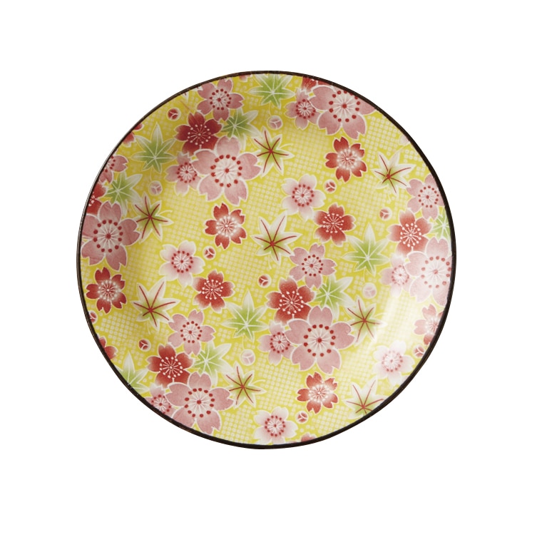 丸モ高木陶器 友禅?ケーキ皿/スープカップソーサー※ソーサーのみ 4A139-09 1個（ご注文単位1個）【直送品】