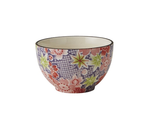 丸モ高木陶器 友禅紫ボウル（小） 4A139-10 1個（ご注文単位1個）【直送品】