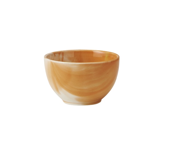 丸モ高木陶器 マーブルオレンジボウル（小） 4A140-12 1個（ご注文単位1個）【直送品】