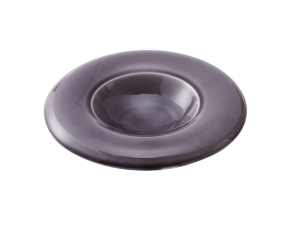 丸モ高木陶器 財富紫釉ハット 4A150-06 1個(ご注文単位1個)【直送品】