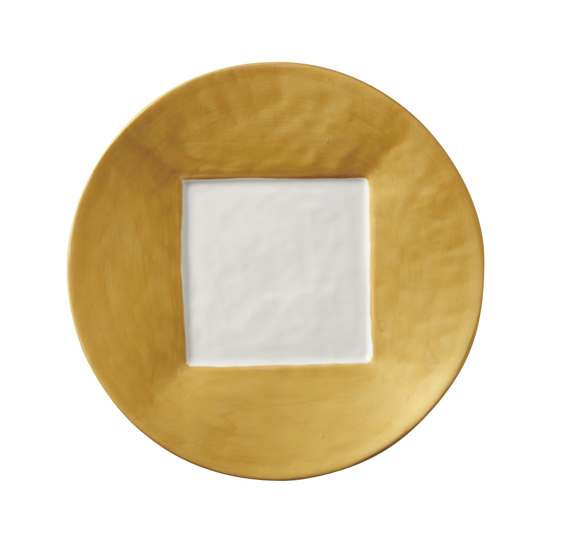 丸モ高木陶器 財富25cmパール金皿 4A150-09 1個(ご注文単位1個)【直送品】