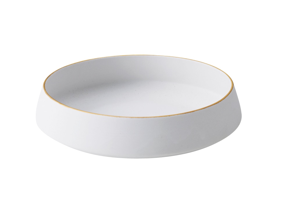 丸モ高木陶器 財富渕金ビスクマットくくり鉢（大） 4A150-17 1個（ご注文単位1個）【直送品】