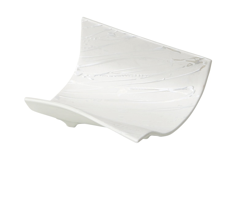 丸モ高木陶器 財富ラスターホワイトおり紙 4A151-10 1個（ご注文単位1個）【直送品】