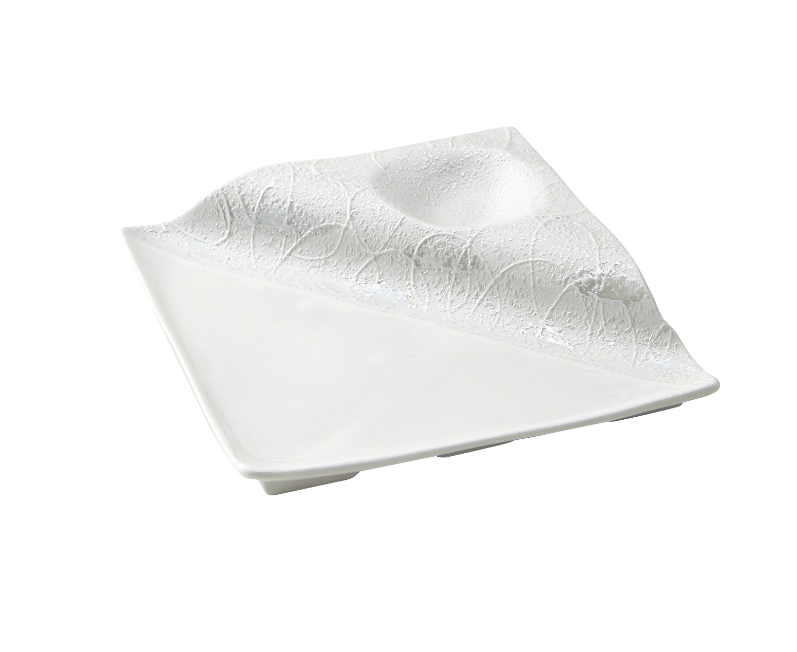 丸モ高木陶器 財富ラスター菱型段付 4A151-12 1個（ご注文単位1個）【直送品】