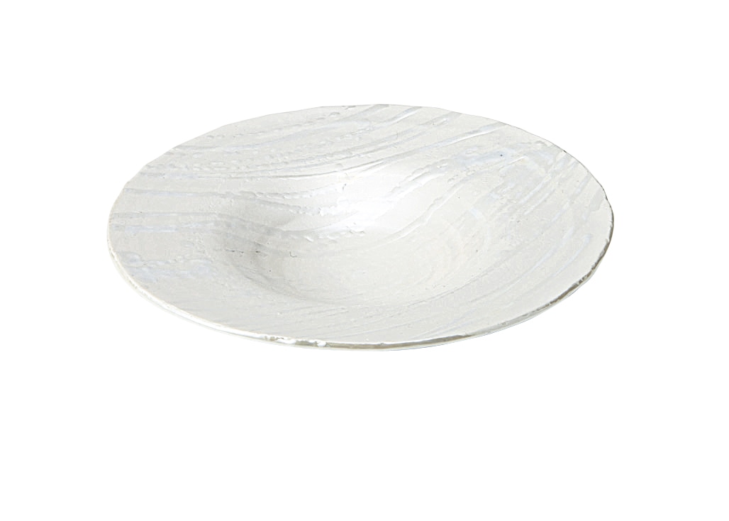 丸モ高木陶器 財富ラスターホワイト6寸 4A152-05 1個（ご注文単位1個）【直送品】