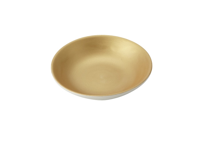 丸モ高木陶器 宝石ゴールド10cm小皿 4A153-02 1個（ご注文単位1個）【直送品】