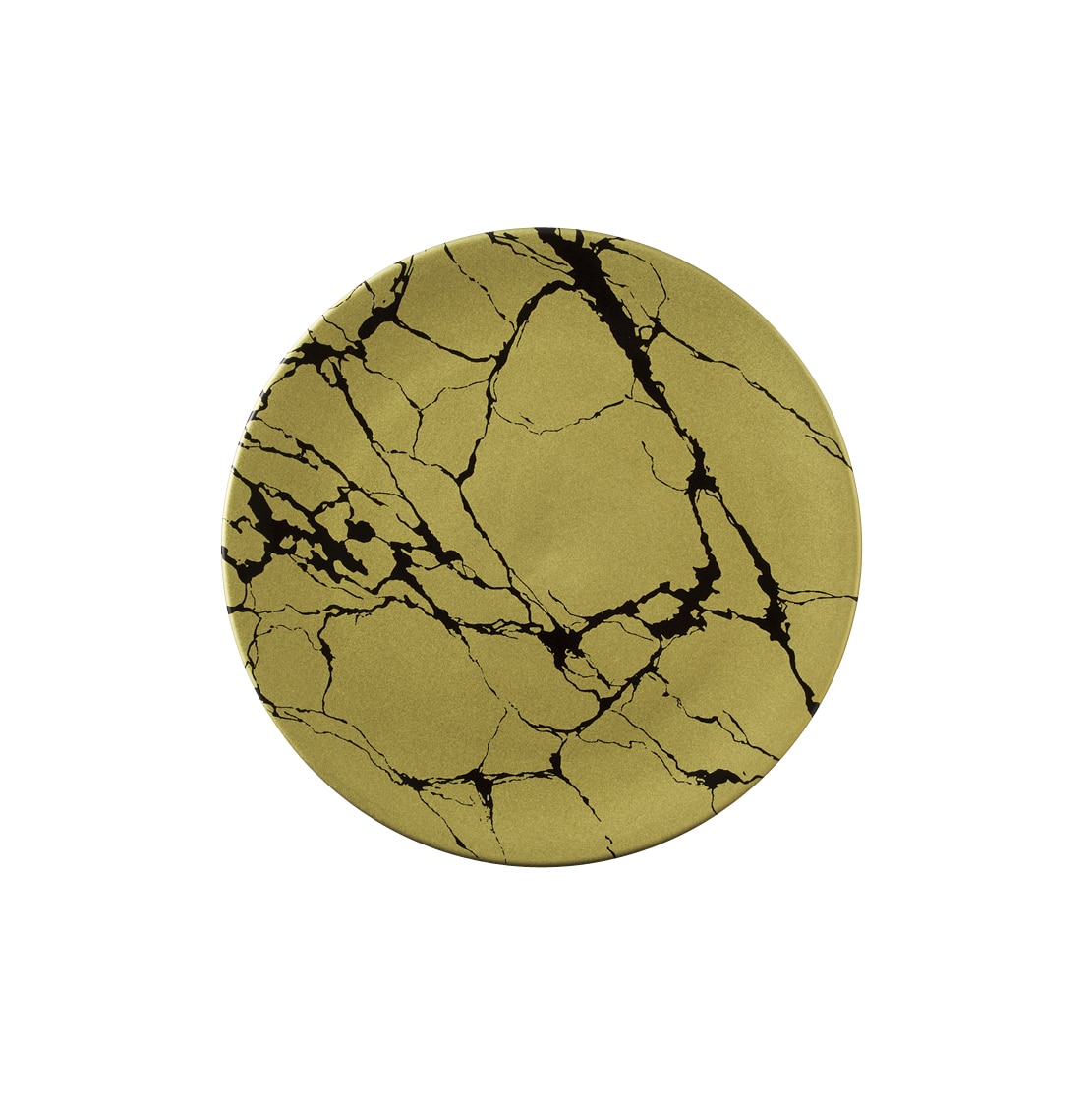 丸モ高木陶器 稲妻金19cm皿 4A153-19 1個（ご注文単位1個）【直送品】