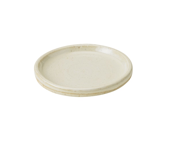 丸モ高木陶器 白萩切立プレート（小） 4A172-22 1個（ご注文単位1個）【直送品】