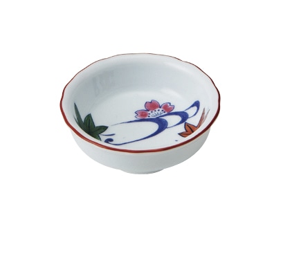 丸モ高木陶器 イングレ流水輪花千代口 4A175-01 1個(ご注文単位1個)【直送品】