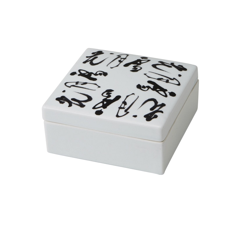 丸モ高木陶器 イングレ雪月花正角蓋物 4A176-12 1個(ご注文単位1個)【直送品】