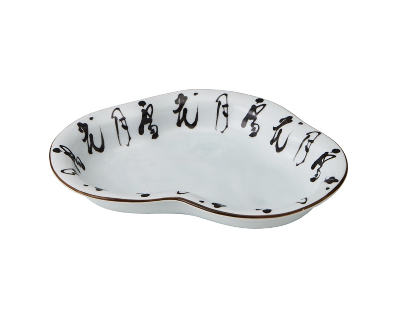 丸モ高木陶器 イングレ雪月花木甲皿 4A176-16 1個(ご注文単位1個)【直送品】