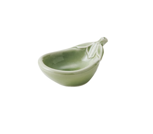 丸モ高木陶器 ナスビ珍味入緑 4A177-02 1個(ご注文単位1個)【直送品】