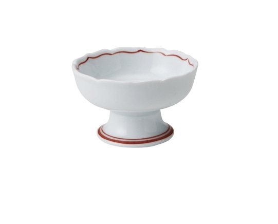 丸モ高木陶器 イングレ一ツ花高台小付 4A177-21 1個（ご注文単位1個）【直送品】