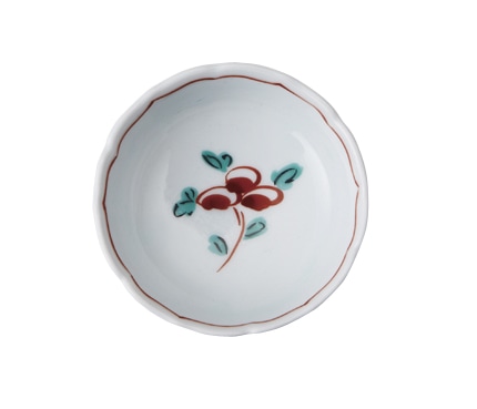 丸モ高木陶器 イングレ一ツ花高台小付 4A177-21 1個（ご注文単位1個）【直送品】