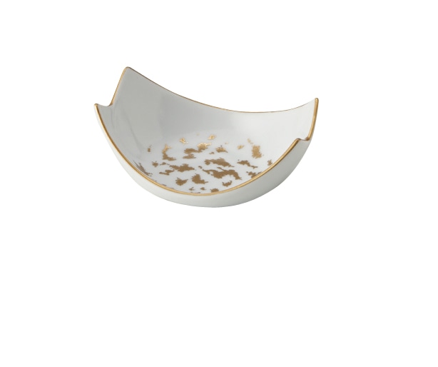 丸モ高木陶器 金彩笹舟小付 4A177-38 1個（ご注文単位1個）【直送品】