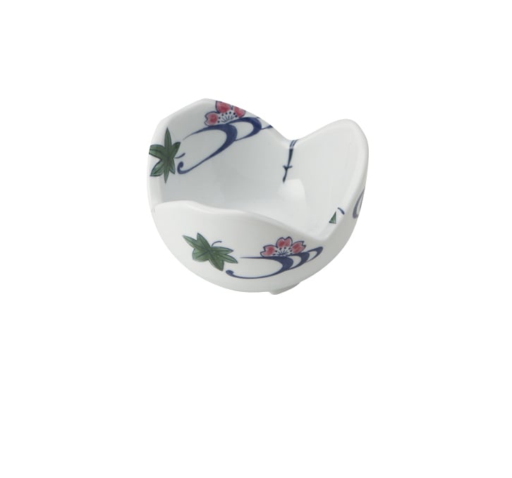 丸モ高木陶器 イングレ流水割山椒小鉢 4A178-07 1個（ご注文単位1個）【直送品】