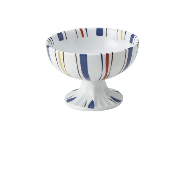 丸モ高木陶器 イングレ色十草高台小鉢 4A178-41 1個（ご注文単位1個）【直送品】