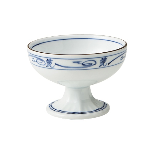 丸モ高木陶器 唐草高台小鉢 4A178-42 1個（ご注文単位1個）【直送品】