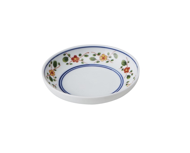 丸モ高木陶器 小花小皿 4A179-13 1個（ご注文単位1個）【直送品】