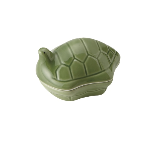 丸モ高木陶器 亀珍味入（大） 4A180-38 1個（ご注文単位1個）【直送品】