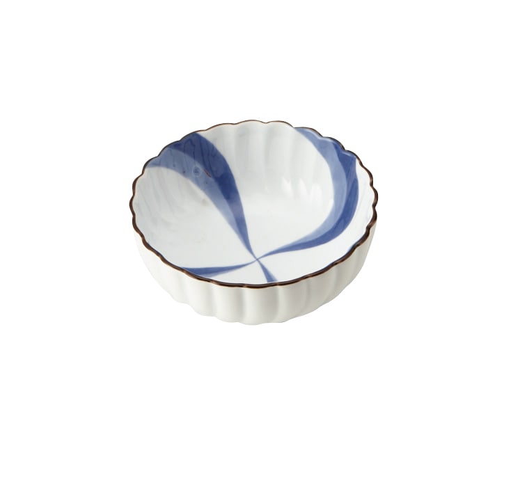 丸モ高木陶器 イングレネジ十草小鉢 4A181-03 1個（ご注文単位1個）【直送品】