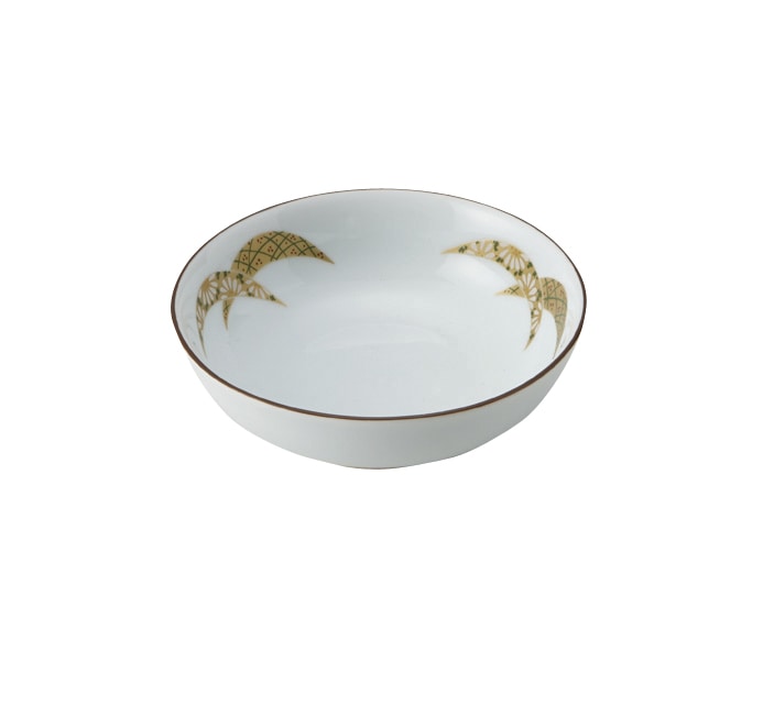 丸モ高木陶器 金彩扇丸取鉢 4A181-20 1個（ご注文単位1個）【直送品】