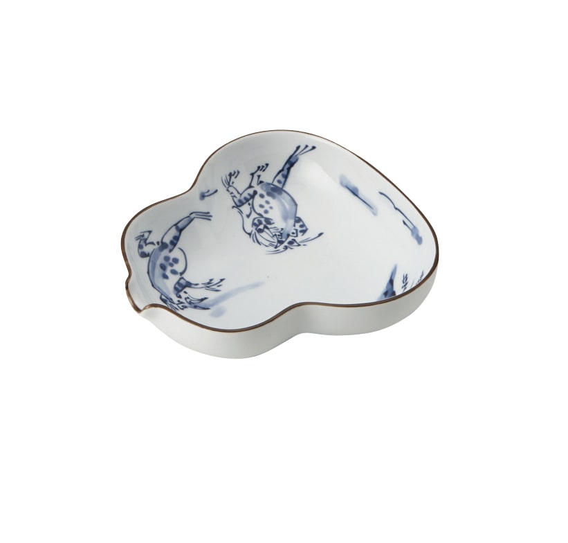 丸モ高木陶器 イングレ高山寺瓢型小鉢 4A182-04 1個(ご注文単位1個)【直送品】