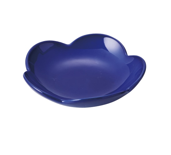 丸モ高木陶器 ブルーサクラ型皿 4A182-18 1個(ご注文単位1個)【直送品】