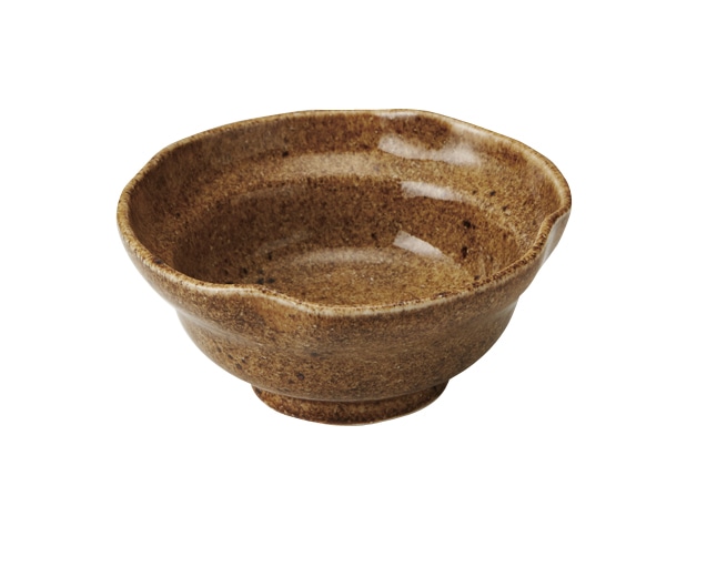 丸モ高木陶器 飴唐津四方小鉢 4A187-09 1個(ご注文単位1個)【直送品】