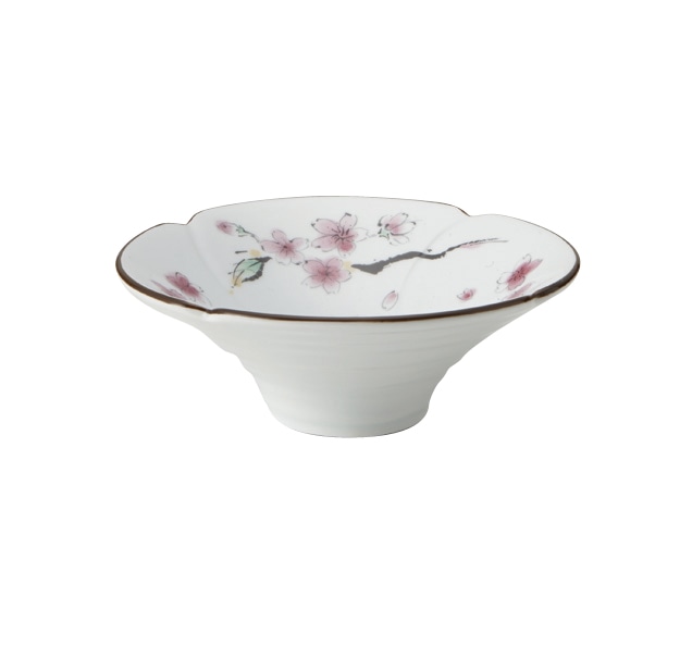 丸モ高木陶器 イングレ花散し朝顔小鉢 4A187-14 1個(ご注文単位1個)【直送品】