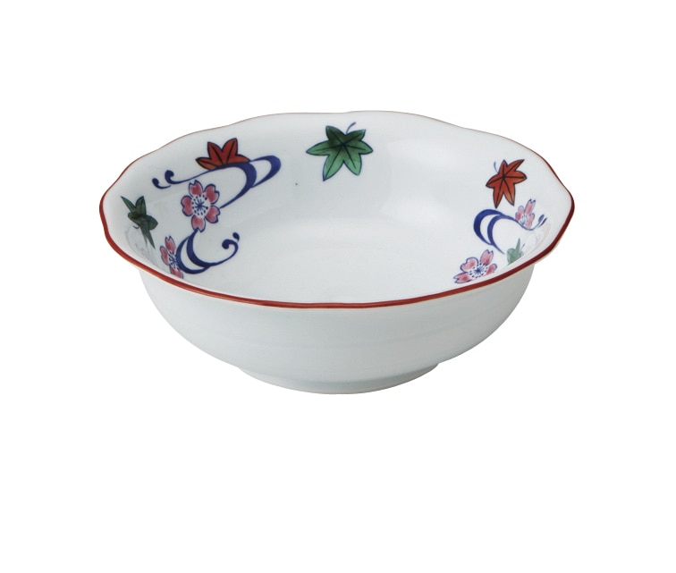 丸モ高木陶器 イングレ流水波渕向付 4A189-10 1個（ご注文単位1個）【直送品】