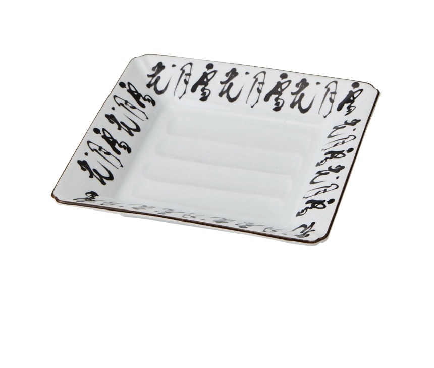 丸モ高木陶器 イングレ雪月花四方焼物皿 4A189-17 1個（ご注文単位1個）【直送品】