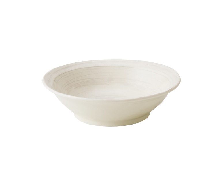 丸モ高木陶器 クラフト粉引フルーツボウル 4A190-06 1個（ご注文単位1個）【直送品】