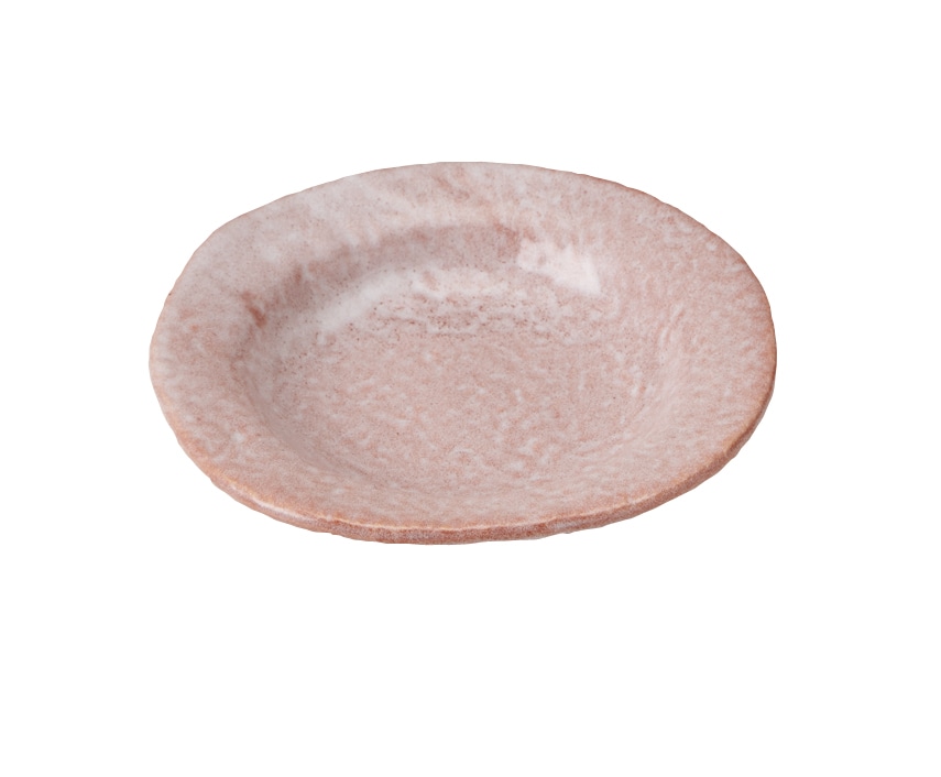 丸モ高木陶器 赤楽16.5皿 4A190-17 1個（ご注文単位1個）【直送品】