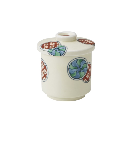 丸モ高木陶器 丸紋切立ミニ蒸し碗 5A191-10 1個（ご注文単位1個）【直送品】