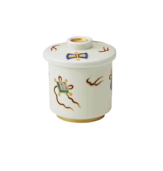 丸モ高木陶器 宝尽し切立ミニ蒸し碗 4A191-13 1個（ご注文単位1個）【直送品】