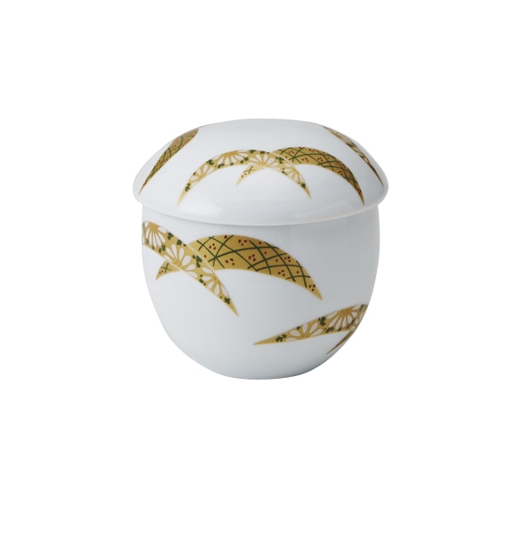 丸モ高木陶器 金彩扇蒸し碗 4A192-07 1個(ご注文単位1個)【直送品】