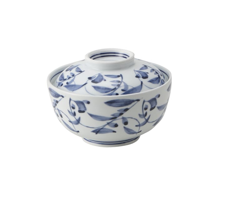 丸モ高木陶器 イングレ唐草蓋物 4A195-18 1個（ご注文単位1個）【直送品】