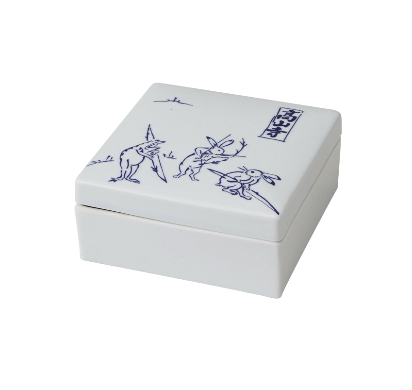 丸モ高木陶器 イングレ高山寺正角蓋物 4A196-12 1個（ご注文単位1個）【直送品】