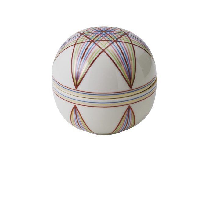 丸モ高木陶器 糸巻き丸蓋物 4A196-16 1個(ご注文単位1個)【直送品】