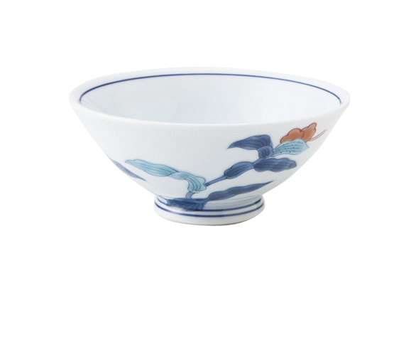 丸モ高木陶器 つゆ草飯碗 4A201-02 1個（ご注文単位1個）【直送品】