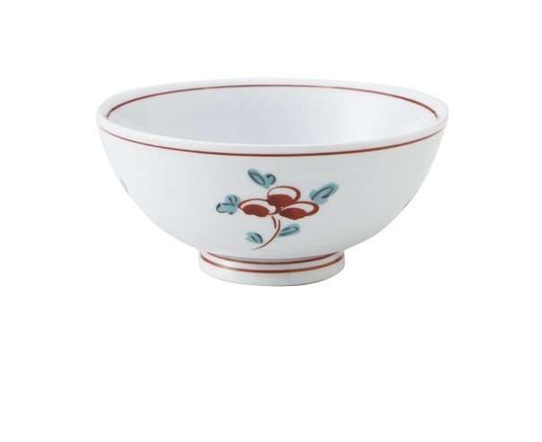 丸モ高木陶器 イングレ一ツ花飯碗 4A201-05 1個（ご注文単位1個）【直送品】