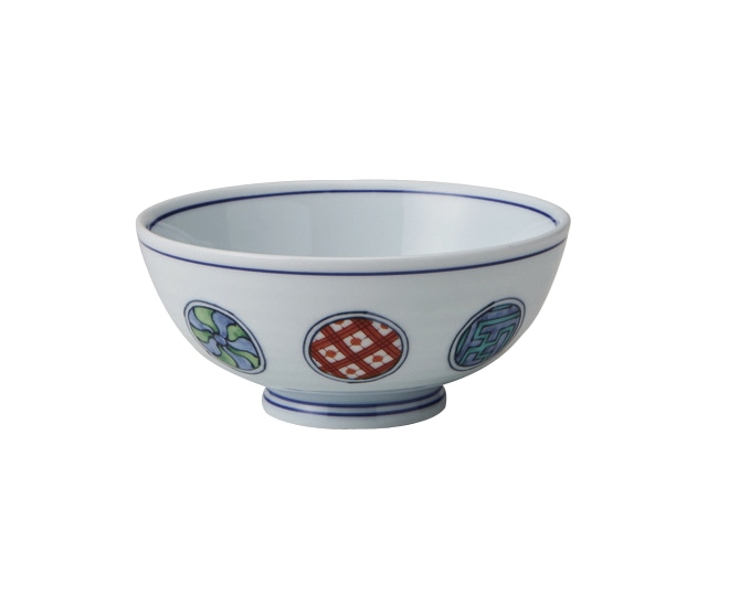 丸モ高木陶器 丸紋飯碗 4A201-10 1個（ご注文単位1個）【直送品】