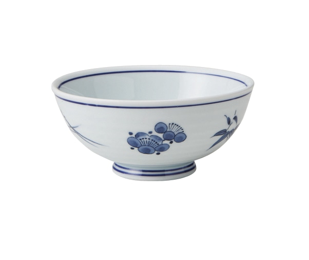 丸モ高木陶器 イングレ松竹梅飯碗 4A201-11 1個（ご注文単位1個）【直送品】