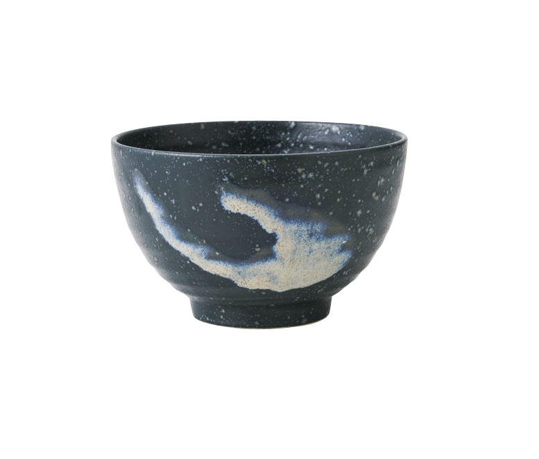 丸モ高木陶器 銀彩黒うず多用丼 4A202-14 1個（ご注文単位1個）【直送品】