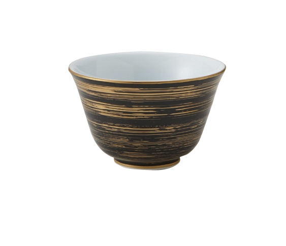 丸モ高木陶器 黒金刷毛煎茶 4A205-12 1個（ご注文単位1個）【直送品】